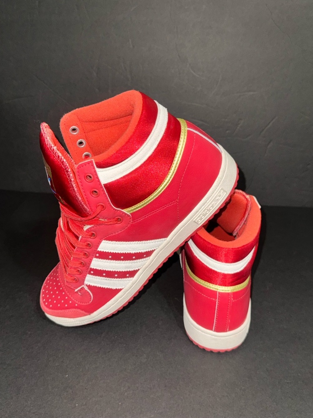 NWOT - adidas I Men’s I Top Ten Hi I Red Low-Top Sneakers I Color: Glory Red